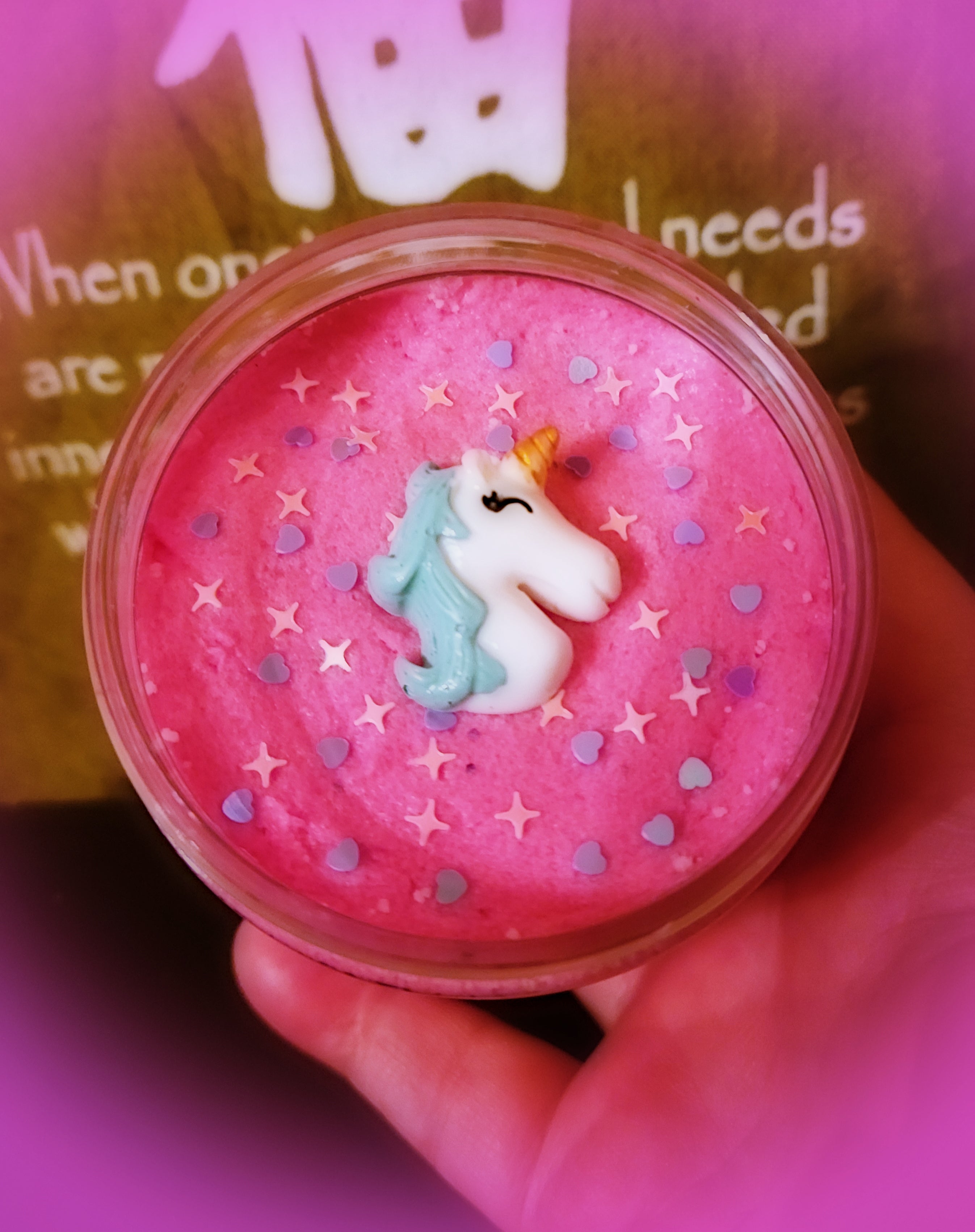 Bubblegum Unicorn Butter-Cloud Slime