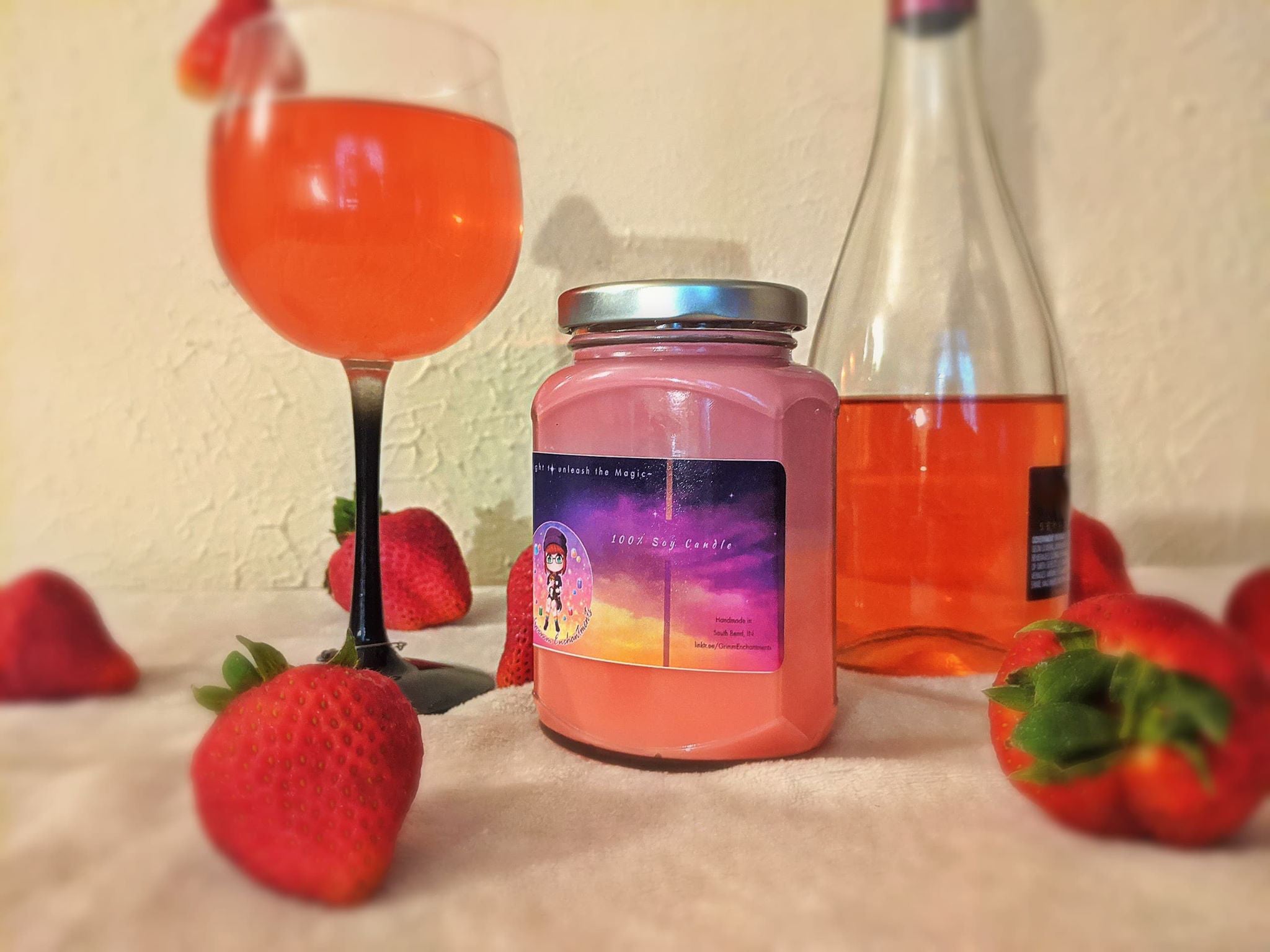 Strawberry Wine Candle