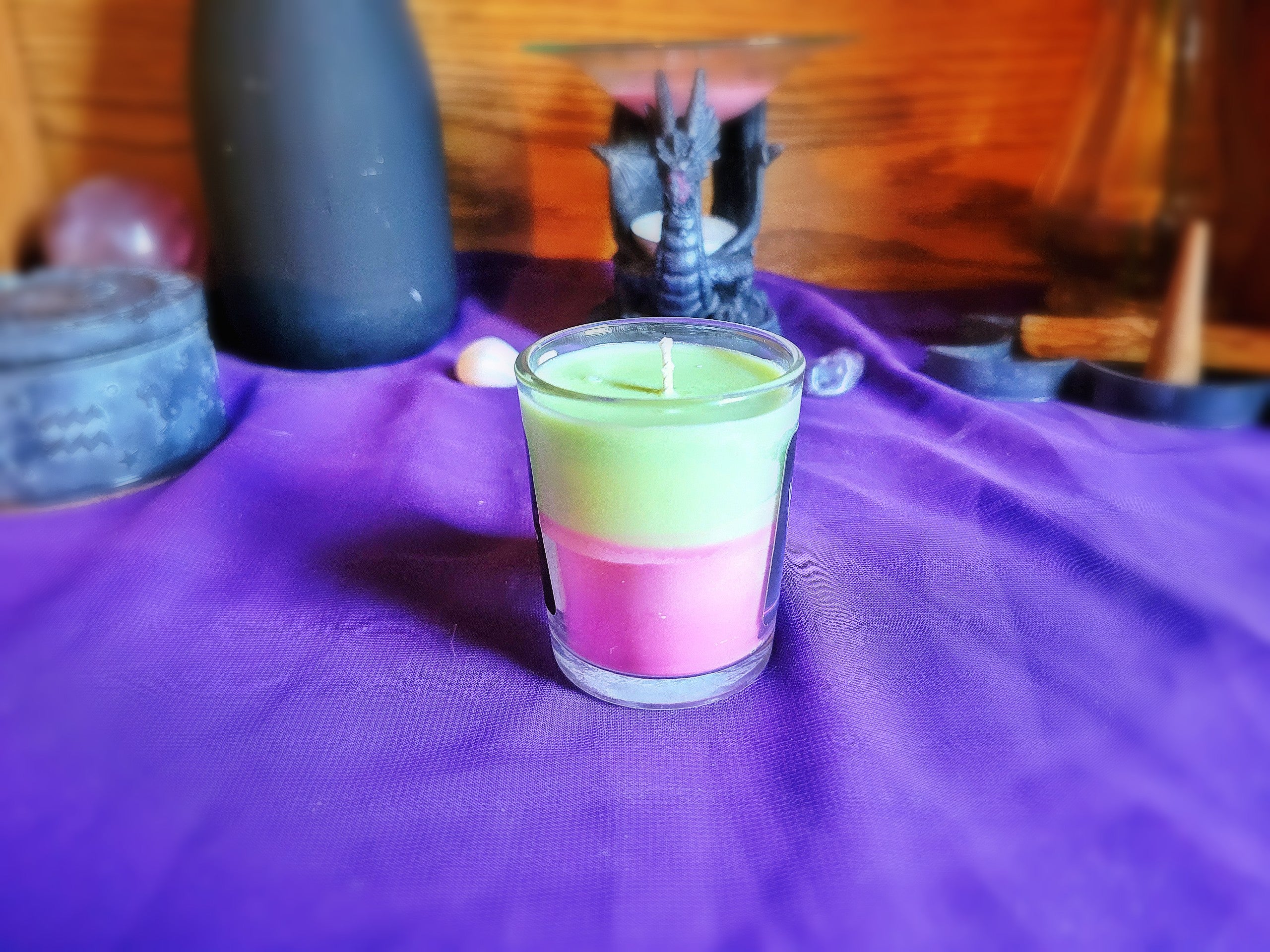 Shot Glass Spring Candles