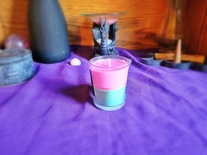 Shot Glass Spring Candles