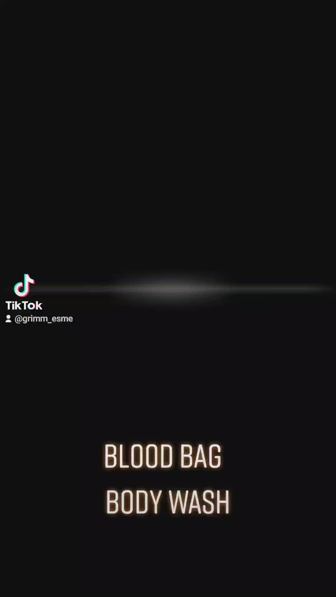Blood Bag Body Wash