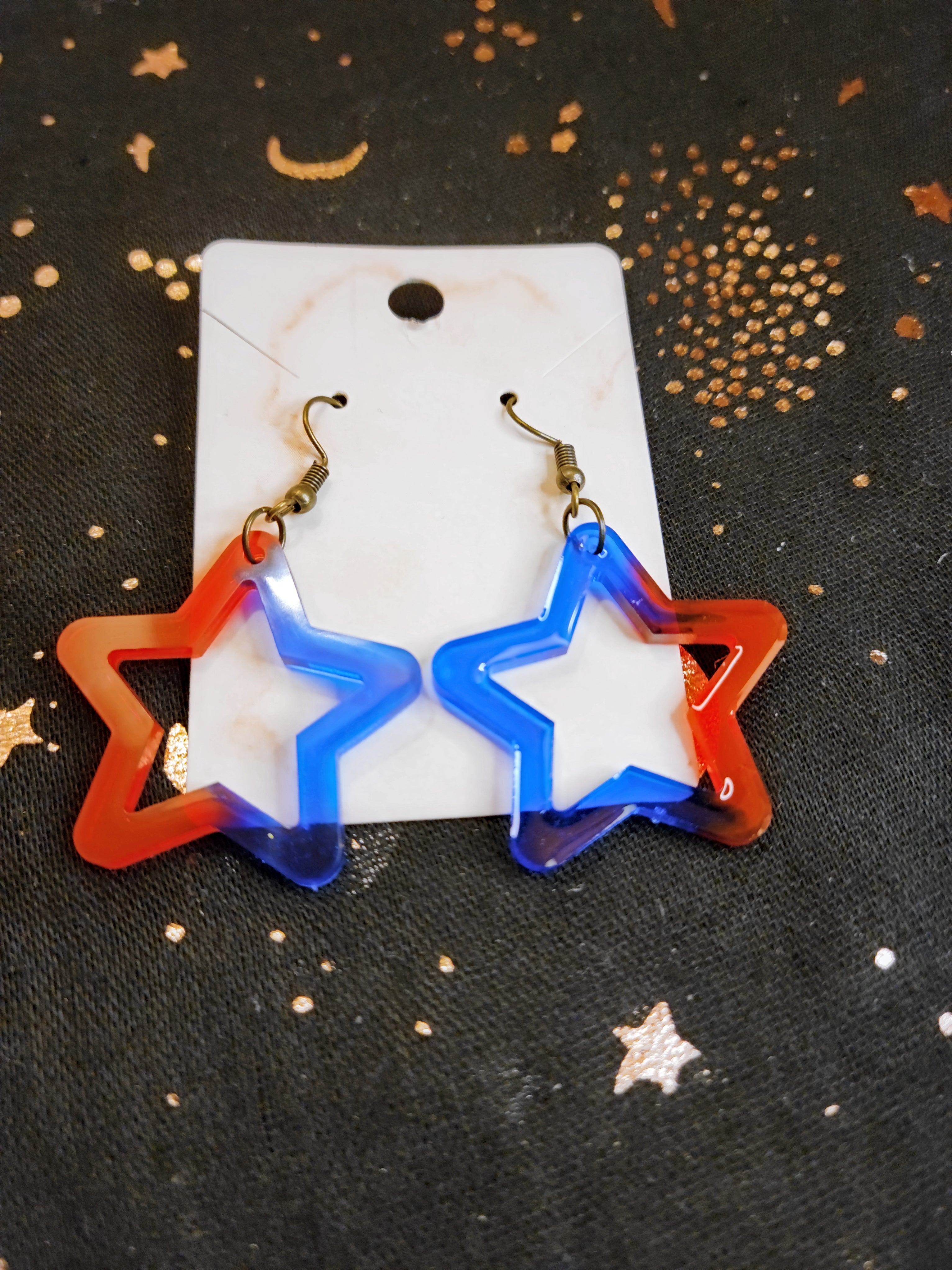 Hollow Star Earrings